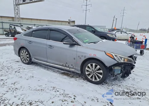 2016 Hyundai Sonata Sport z USA, uszkodzony, nr VIN 5NPE34AF6GH389246